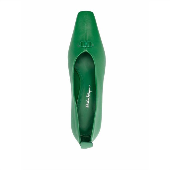 Fashionable new green high-heeled shoes European trend classic green - Picture 3 of 3